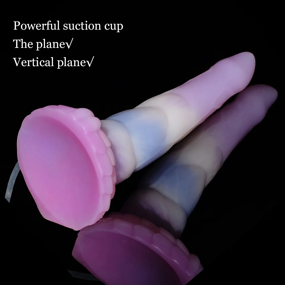 NNSX Ejaculation Dildo with Strong Suction Cup Tube Spray Squirting Dildos Monster Penis Anal Plug Sex Toys For Men Women