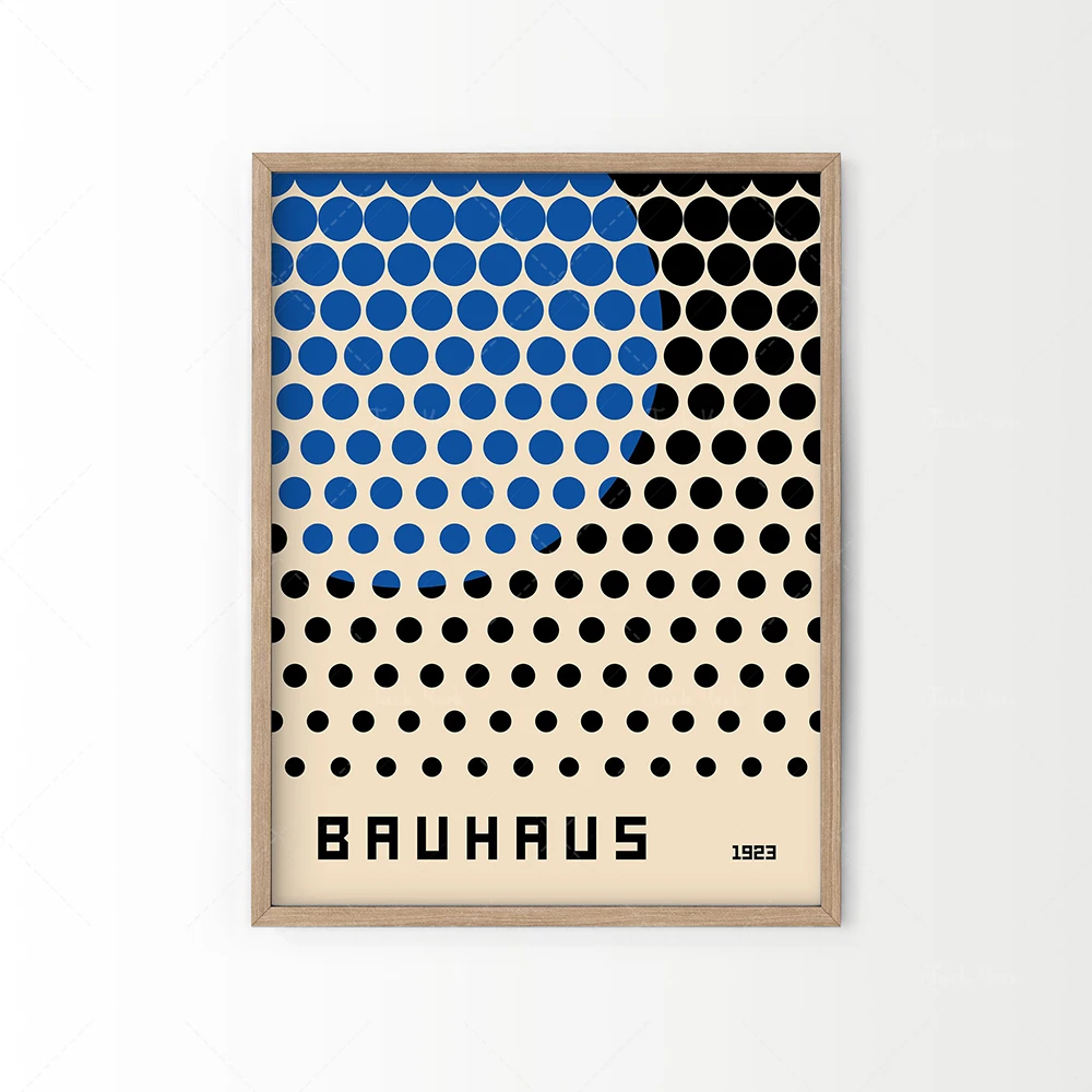 مجردة جدار ديكور ، هندسية طباعة ، Bahaus ملصق ، منتصف القرن ملصق ، متحف ملصق ، مكتب ديكور ، الفن معرض ملصق #4