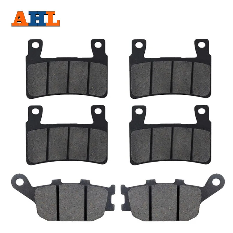 

AHL Motorcycle Front and Rear Brake Pads for HONDA CB1300S CB1300 S 2005-2012 Black Brake Disc Pad Kit