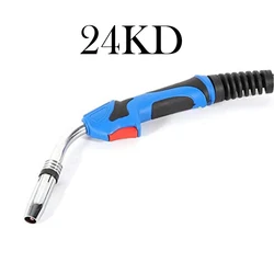 15AK 24KD 36KD torcia per saldatura professionale MIG MAG MB punta di contatto raffreddata ad aria supporto per collo di cigno ugello per Gas tipo europeo