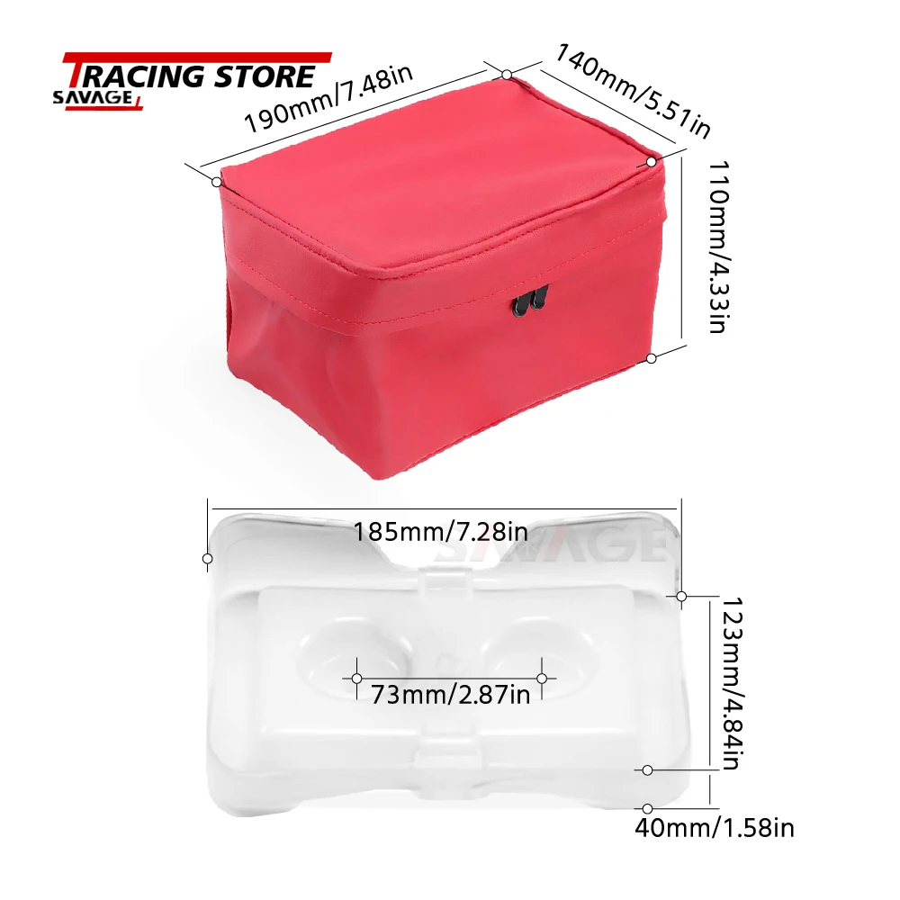 Đa Năng Sau Hộp Đựng Dành Cho Xe HONDA CRF 125 230 250 300 450 F L M R X Phụ Xe Máy Xe Máy ngoài Đường Chống Nước Khóa