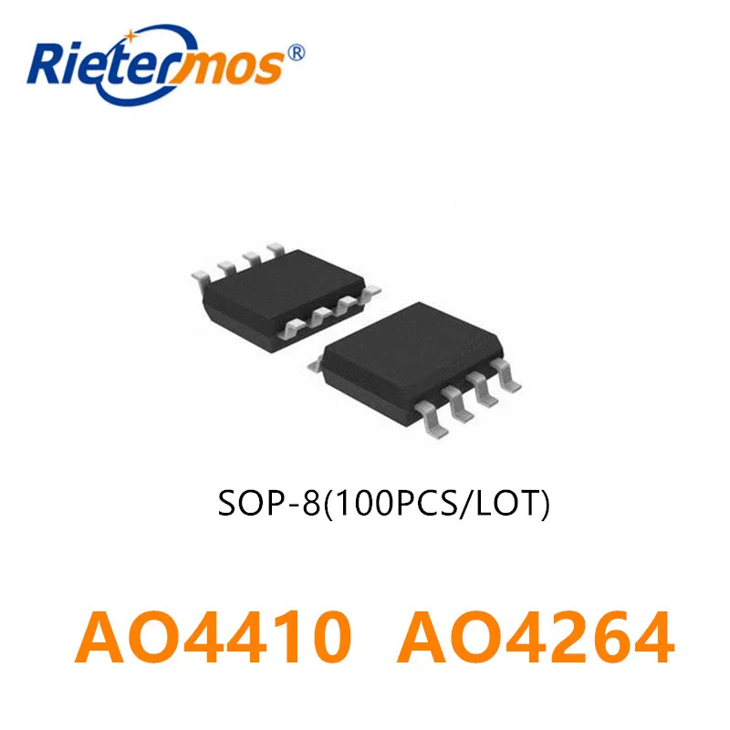 100PCS N-CHANNEL AO4410 4410 SOP8 SOIC8 AO4264E AO4264 HOHE QUALITÄT
