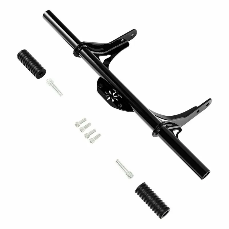 Motorcycle Black Front Crash Bar Protector For Harley Dyna model Street Bob with Mid Control 2006-2017