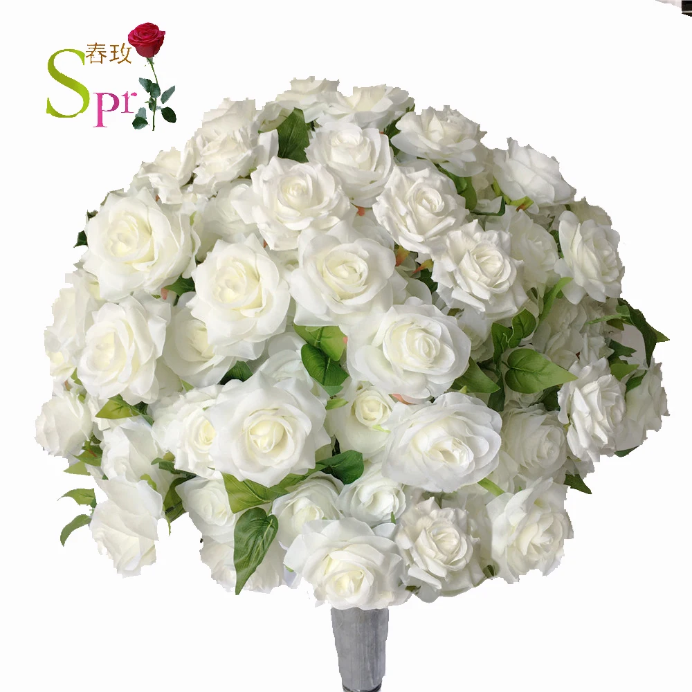 

SPR Elegant Wedding Artificial Greeny Peony Lavender Arrangement Decoration Table Floral Reception Centerpiece