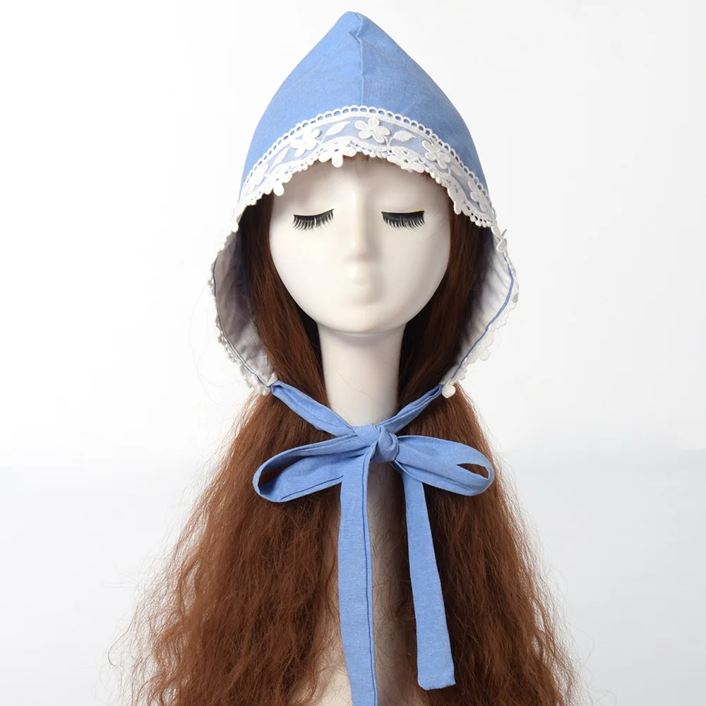 Bonnet Cosplay Hoed Vintage Meisjes Vrouwen Landelijke Accessoires Hoofddeksels