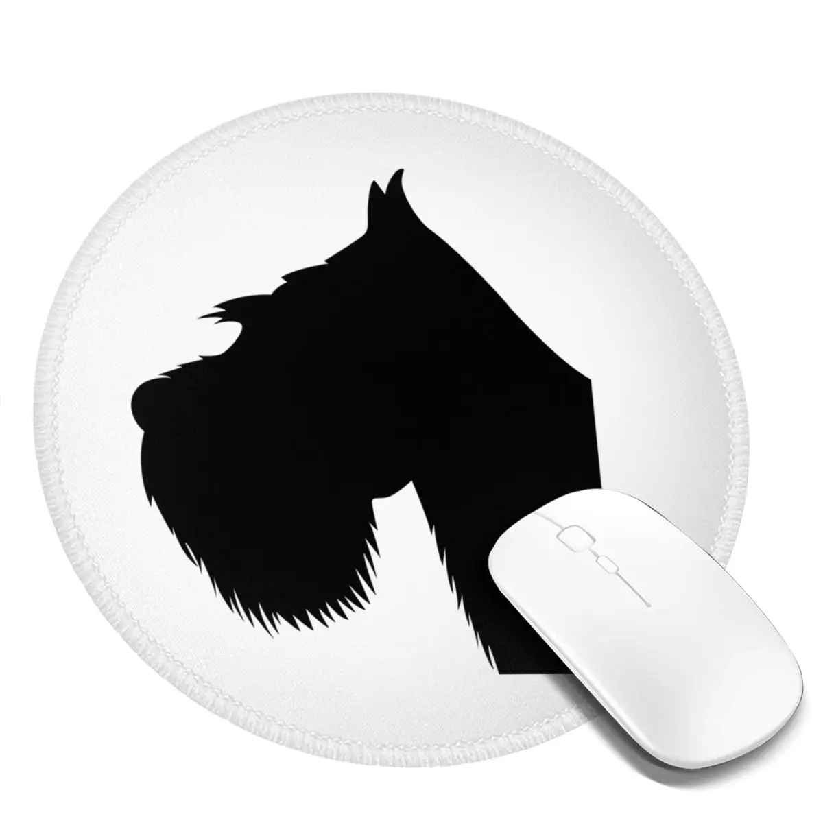 Miniature Schnauzer Mouse Pad My Schnauzer Desk Rubber Mousepad Kawaii Anti Fatigue Cheap Picture Mouse Mat