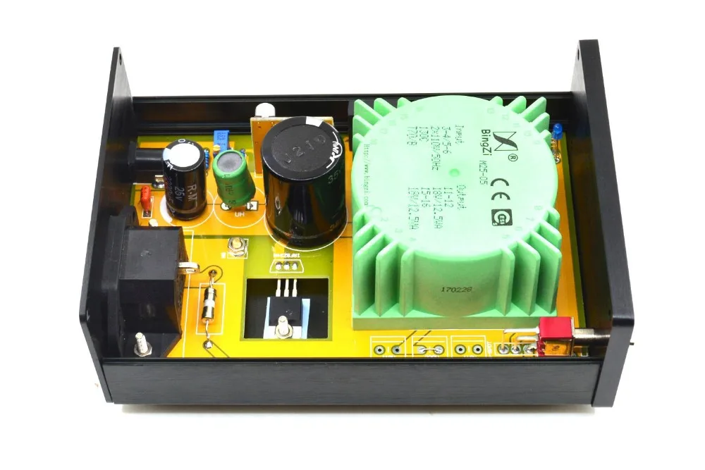 Fuente de alimentación lineal L-006 para FIIO X7 Base Seat K5, estabilizador IC MOS integrado de división completa y transformador de 45 W