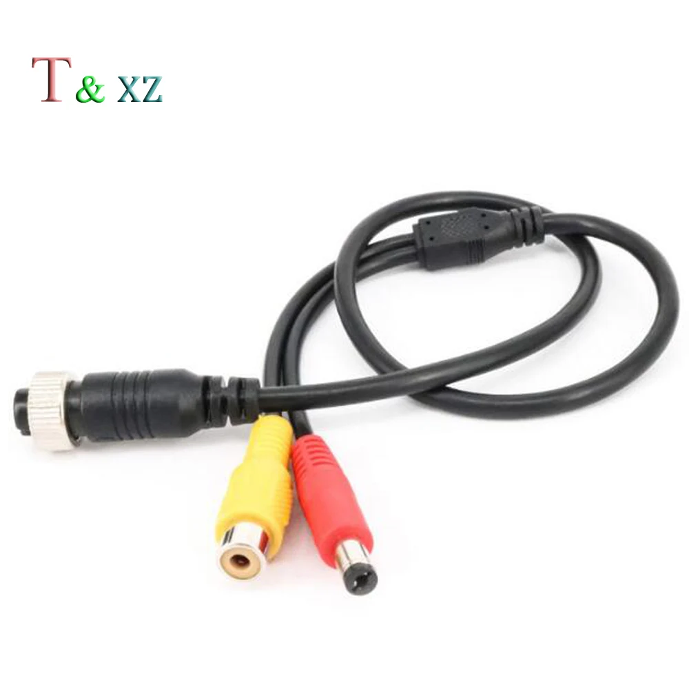 

1 point 2 aviation AV extension cable car RCA DC audio cable female head to RCA DC male 50cm,Fast shipping