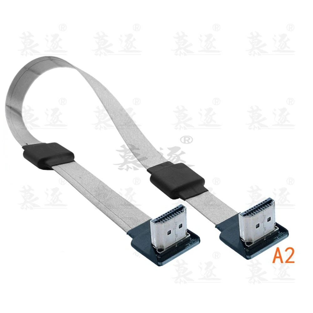 

anti-interference HD-compatible cable ultra light FPV HD male to mini/micro HD female FPC 10cm 20cm GH4 GoPro BMPCC