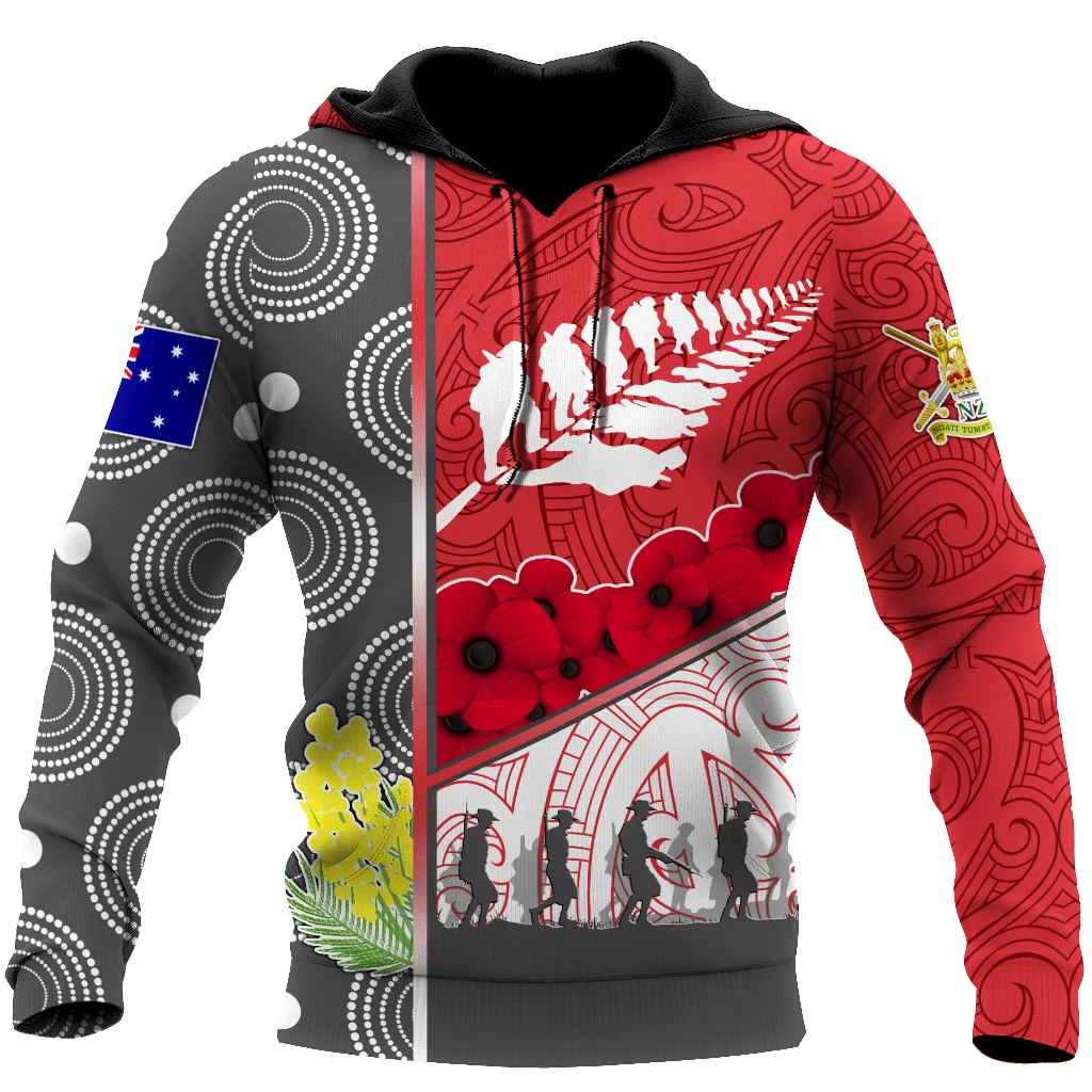 

Remember Anzac Day Maori Tattoo3D Printed Unisex Deluxe Hoodie Men Sweatshirt Streetwear Zip Pullover Casual Jacket Tracksuit-5