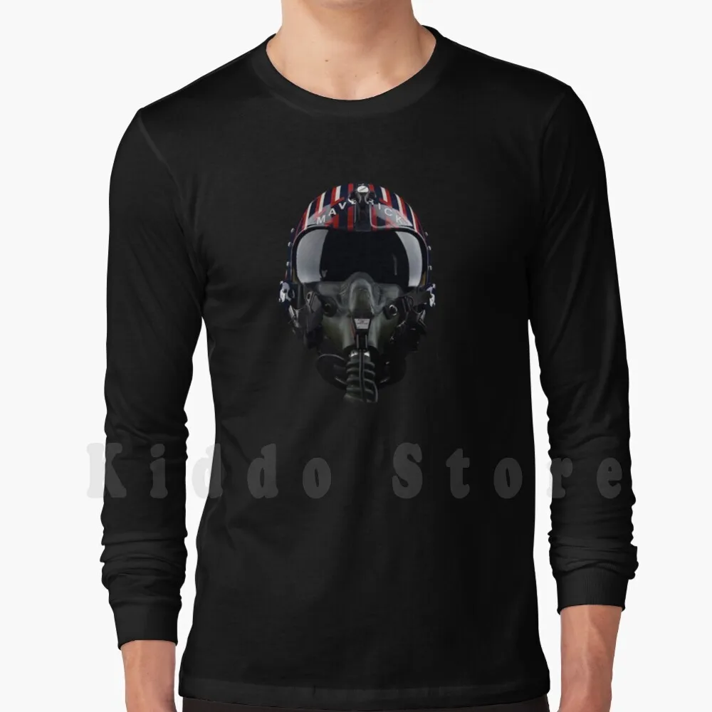 Maverick Hoodie Long Sleeve Helmet Maverick Pilot Plain Movie Gun Top Idol Force Academy