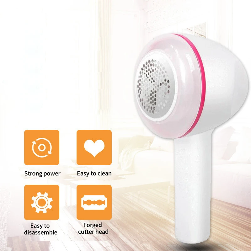 Penghilang Serat Mesin Cukur Portabel Pemangkas Depilator Pakaian Dapat Diisi Ulang Usb Depilator Daya Tinggi