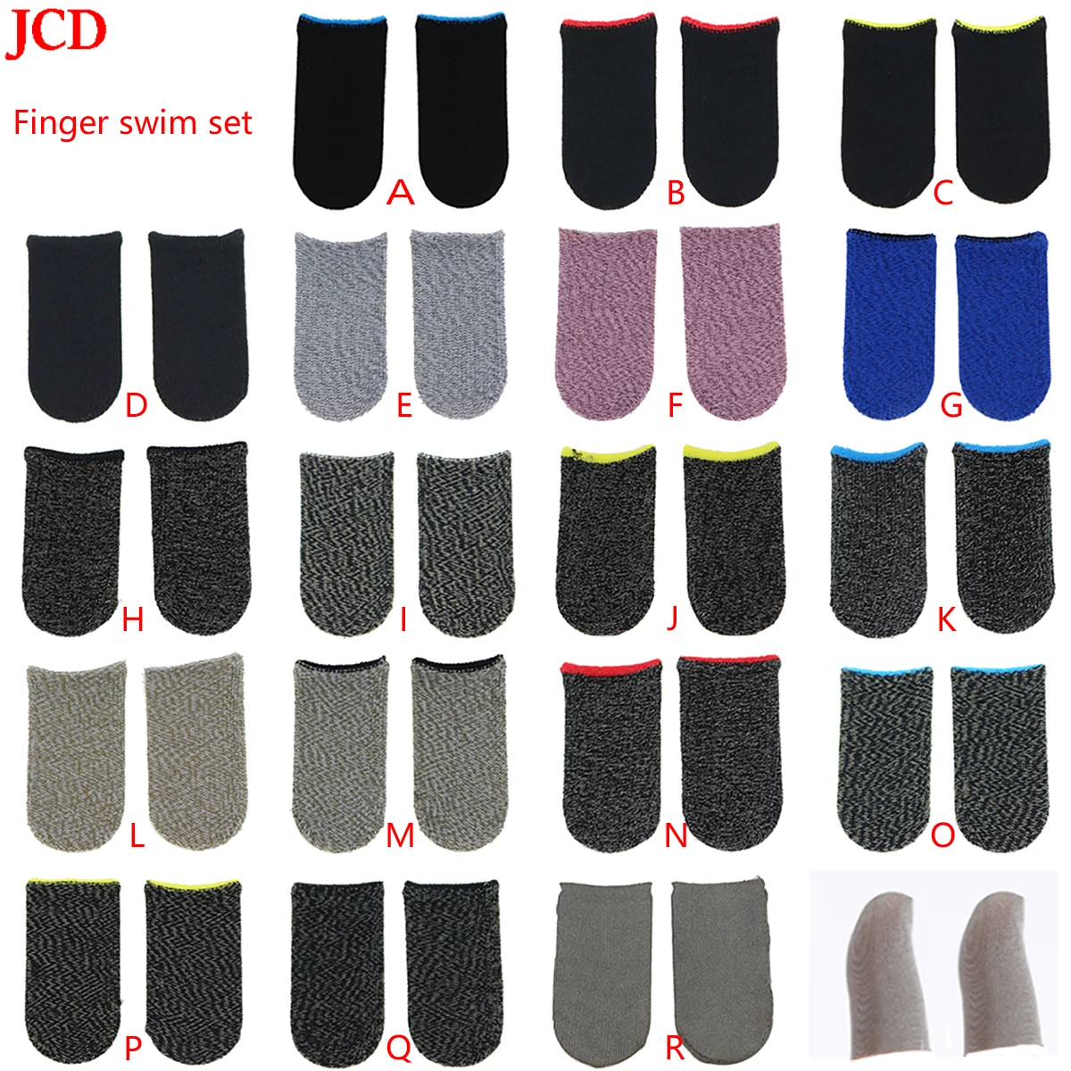 JCD Game Finger Cots Mobile Game Touch Screen Ultra-Thin Breathable Non-Slip Anti-Sweat And Anti-Fingerprint Finger Cots