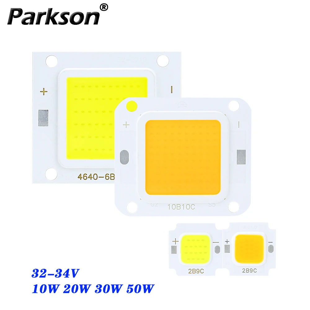 COB Module LED Chip Lamp DC32V-34V 10W 20W 30W 50W Diodes LED Lamp Bulb For Floodlight Spot Light Integrated Light Beads Drive