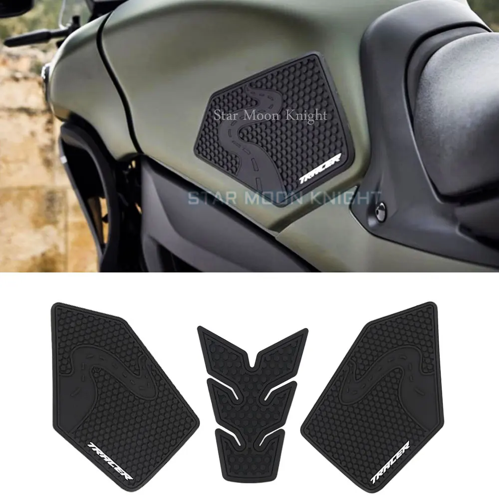 Tankpad For Yamaha TRACER 9 GT TRACER9 2021 Fuel Tank Pad Motorcycle Anti Slip Side Tank Stickers Decal Moto protection stickers