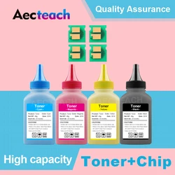 Aecteach 1 zestaw kolorowy toner w proszku I chipie CRG329 kompatybilny z Canon i-sensys LBP7018C LBP7010C LBP7010 LBP 7010 7010C LBP-7018C