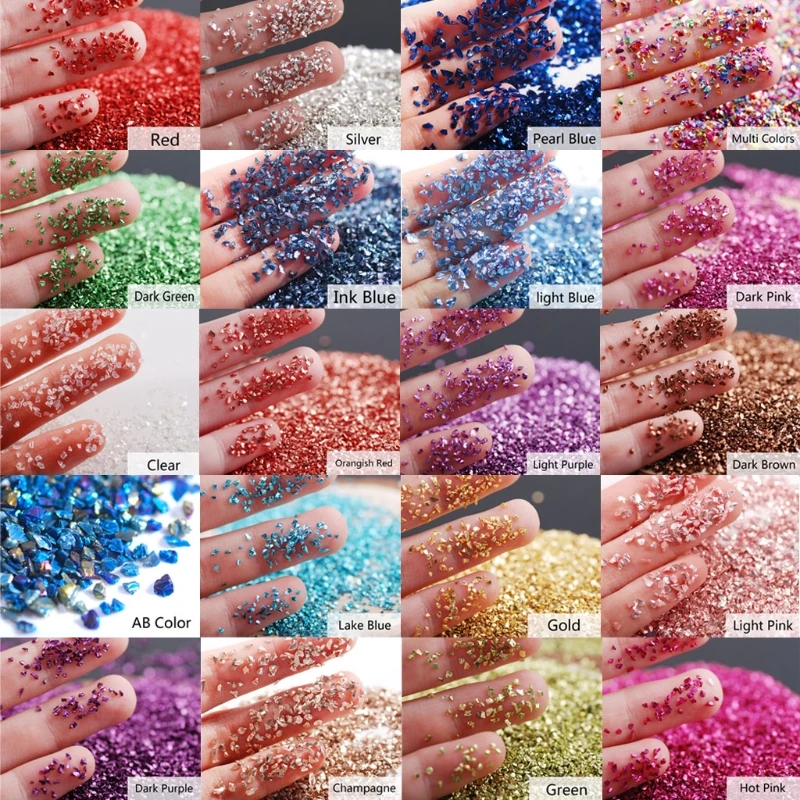 

50G Crystal Broken Stones Bulk Resin Fillers Epoxy Resin Jewelry Mold Fillings