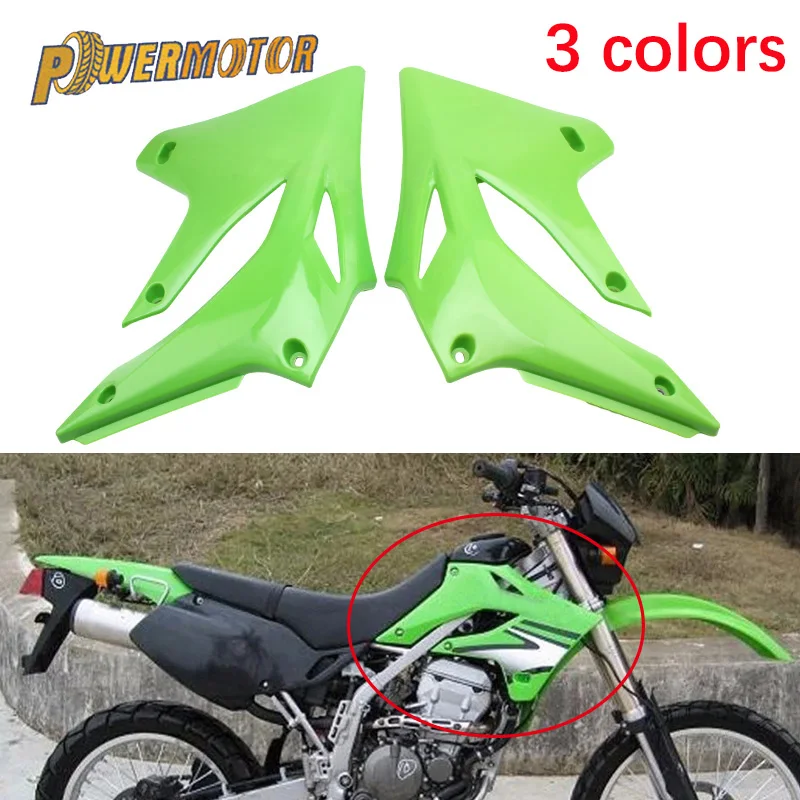 

1 Pair ABS Front Side Cover Fuel tank Body Plate Guard For Kawasaki KLX300 KLX250 1993 - 2007 KLX 250 300