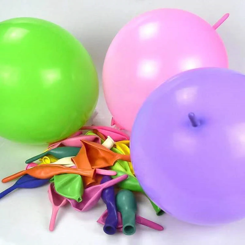 Birthday balloons 6 inch tail link Latex Helium balloon Thickening Pearl party balloon Party Ball kid child toy wedding