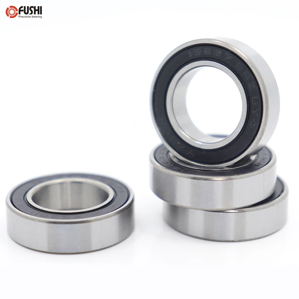 15267-2RS Ball Bearing, 15x26x7mm Chrome Steel Rubber Sealed, 15267RS Bicycle Bearings Smoothly for American Classic Rear Hub