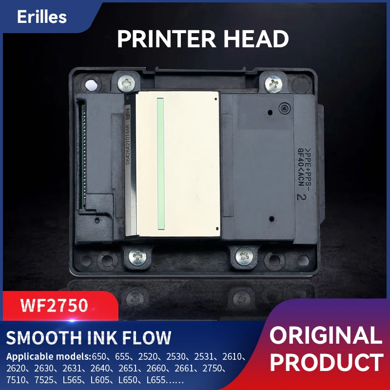 WF2750 Printhead Printer Head Print Head for Epson L650 L655 WF2510 WF2750 WF7525 WF7525 WF3620 L565 L605 2750 7510 7525 2660