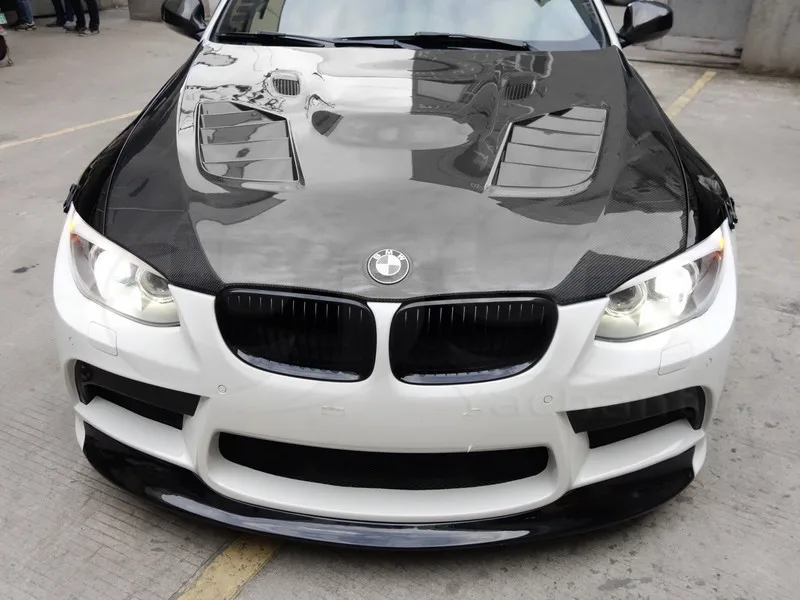 Car-Styling Auto Accessories Fiber Glass FRP Front Hood Bonnet Fit For 2007-2013 E92 E93 M3 CT-Style Hood Bonnet