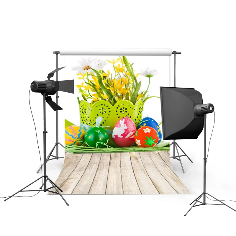 

Flower basket backdrops backgrounds vinyl newborns Easter photography backdrops of photographer studio props photophone GE-024