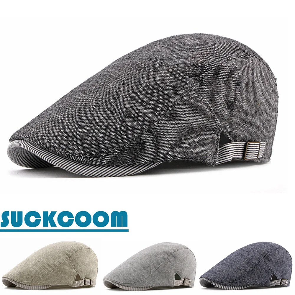 男性と女性のための無地のベーキャップ,ゴルフの運転のための女性のためのフラットハット,ivy Heat,夏のためのヘッドギア,newsboy