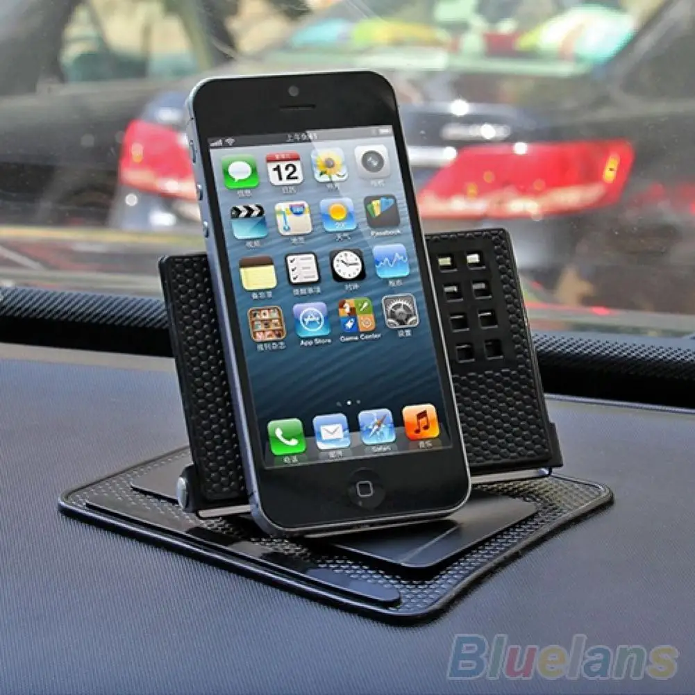 360 Degree Rotate Car Dashboard Mount Holder Non-Slip Pad Mat for GPS Phone Holder