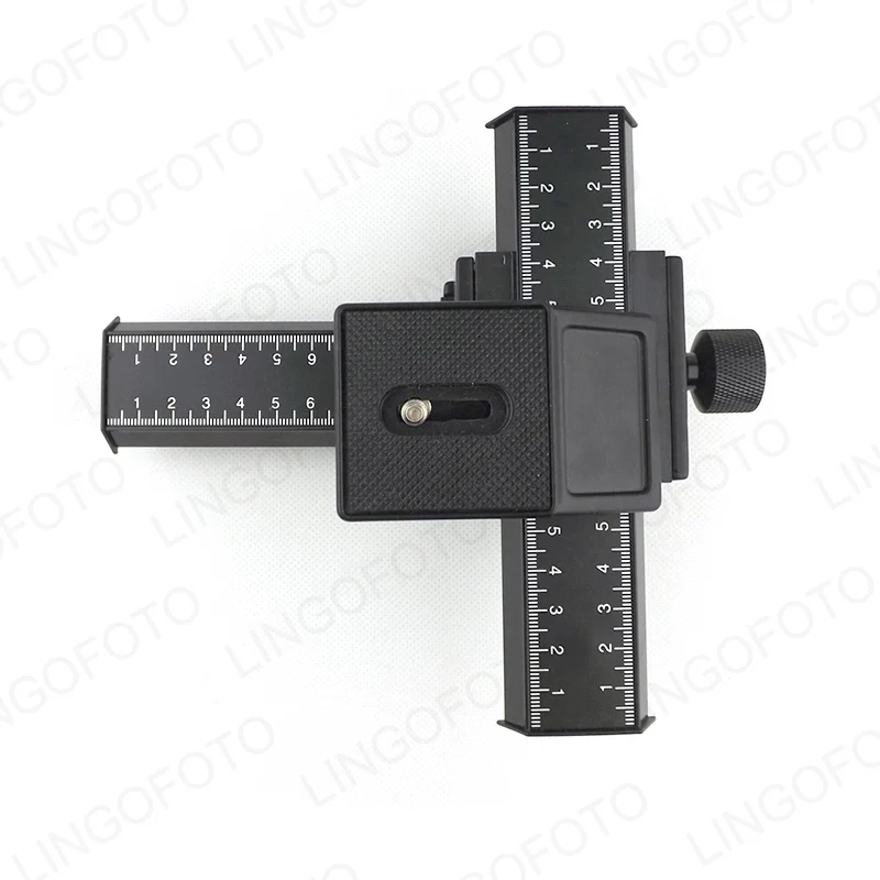 Universal 4 Way Macro Focusing Rail Slider Tripod Bracket LC2405