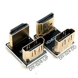 HD-Compatible Adapter 90 270 Degree Right Male To Female Converter Extender For PS4 HDTV Projetor Laptop Monitor