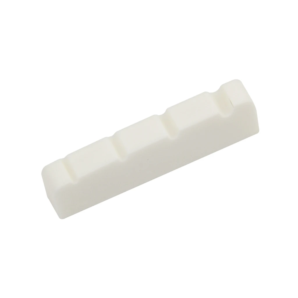 38mm BEIGE Slotted Bone Nut Replacement For 4-String Electric Bass Guitar