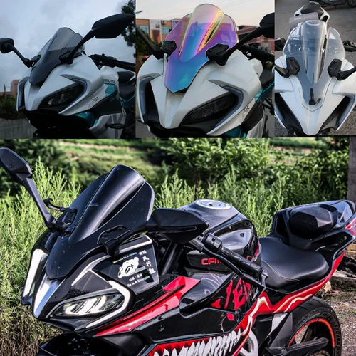 Imagen 1 del producto Parabrisas para CFMOTO 250SR 250 SR 2019-2023, deflectores de viento, iridio de humo