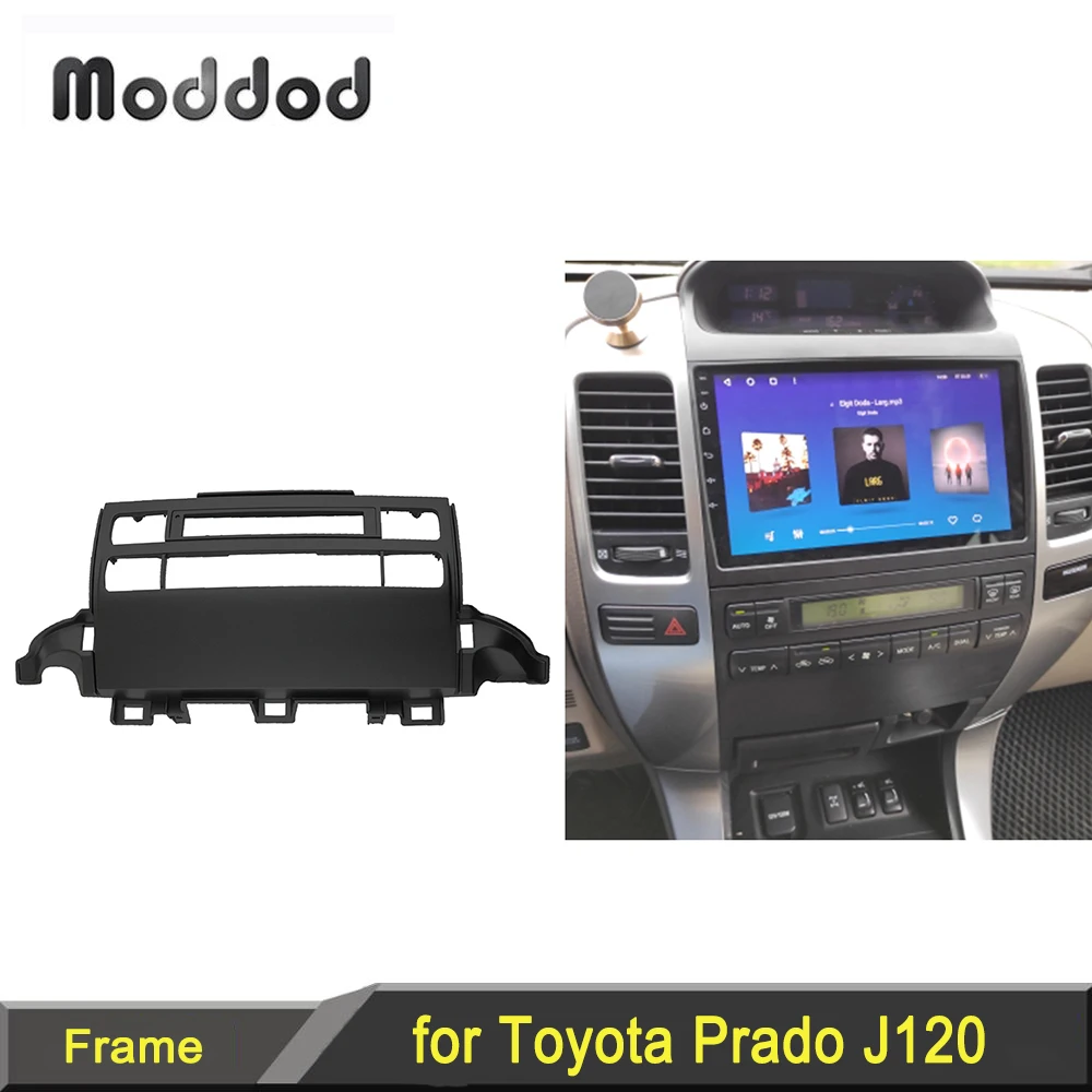 

Fascia Для Toyota Prado 120 J120, радио, DVD, стереоплеер, панель, монтаж приборной панели, установка, комплект отделки, лицевая аудиорамка, рамка