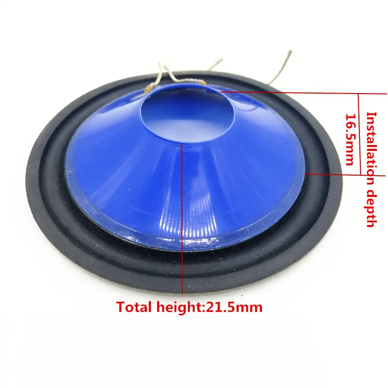 2 قطعة/الوحدة 4 بوصة 4*6 بوصة 6 "مكبر الصوت ورقة مخروط المطاط حافة حقن حوض مكبر الصوت اكسسوارات لفائف 27 مللي متر الأساسية أصفر أزرق أسود #2