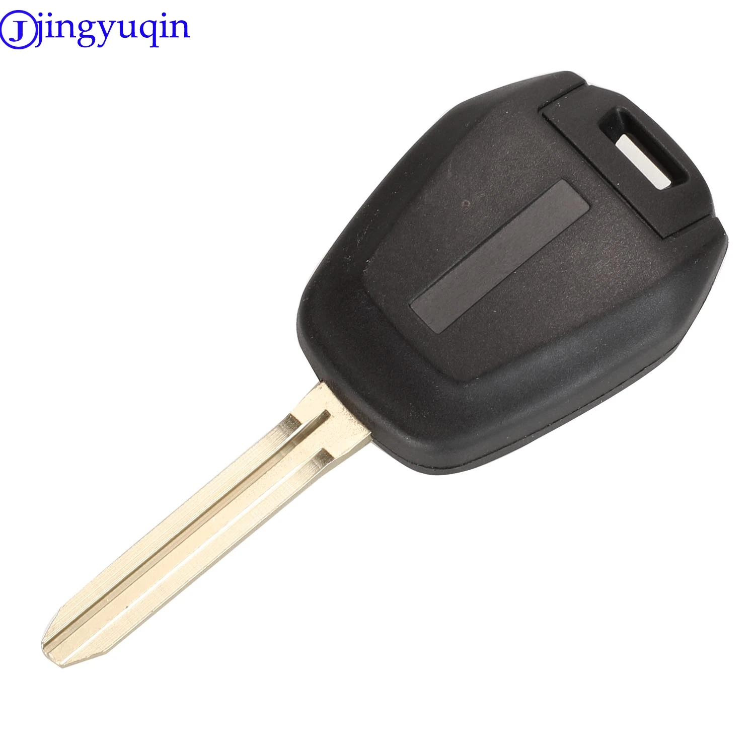 jingyuqin 2 Buttons Ignition Key Shell Case fit for Isuzu D-Max TOY43 Blade Key Cover Replacement