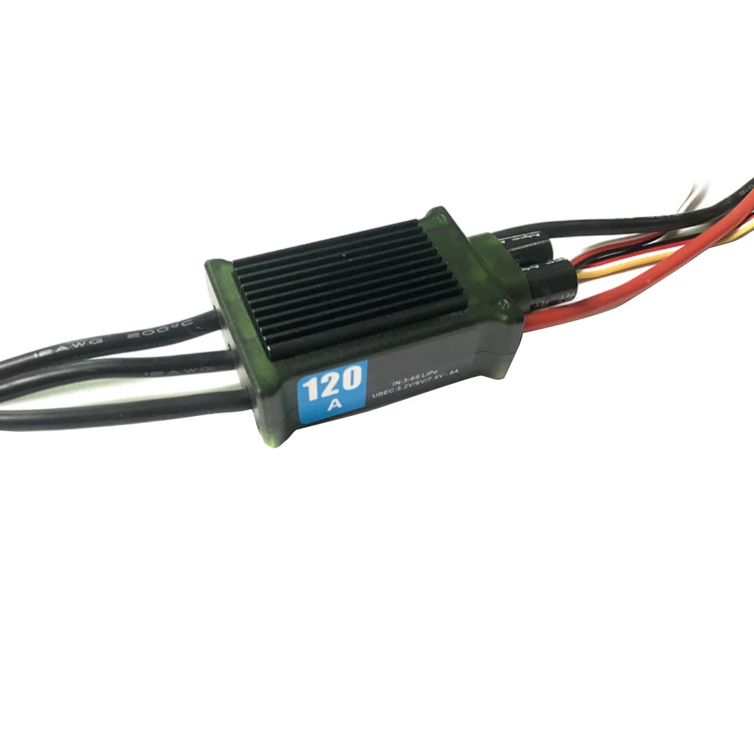 

JMT 120A ESC 3-6S Lipo Brushless Electrical Speed Controller Motor with DEO Function for Drone Airplane Quadcopter