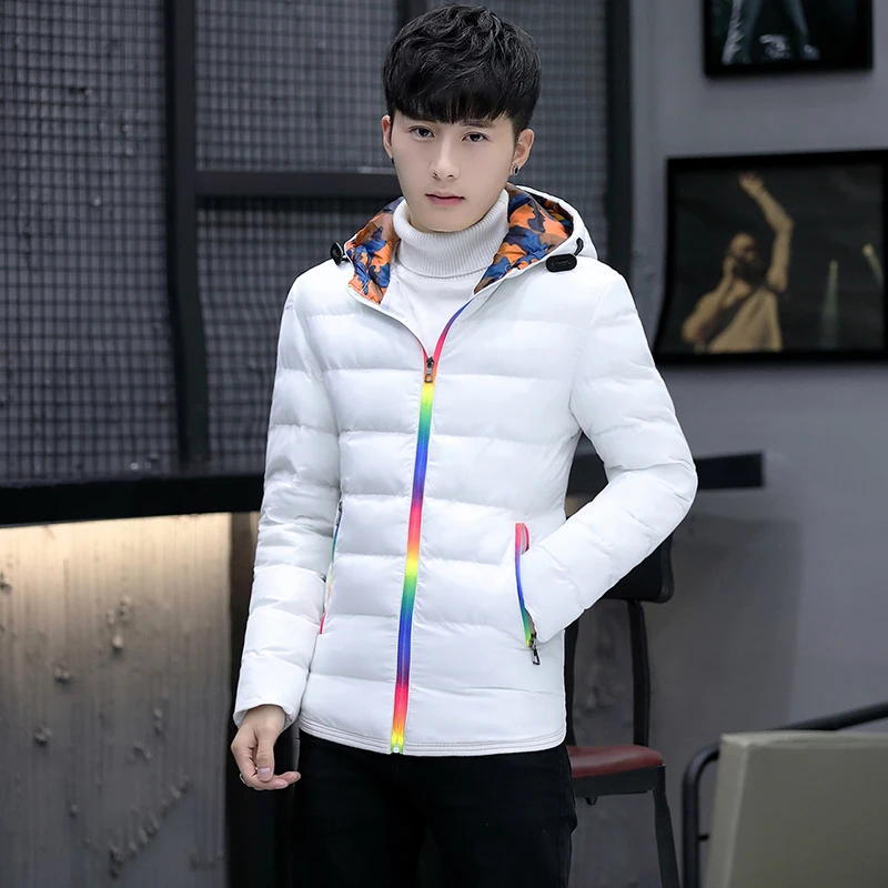 แจ็คเก็ตฤดูหนาวเสื้อผ้าผู้ชาย2020สบายๆ Hooded แฟชั่นฤดูหนาว Men Parka Outerwear Warm Slim Fit เสื้อกันหนาว Hiver 1729