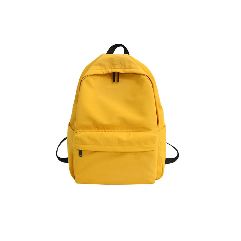 

RanHuang New 2024 Women's Casual Nylon Backpack Preppy Style School Bags For Teenagers Yellow Travel Bags mochila feminina