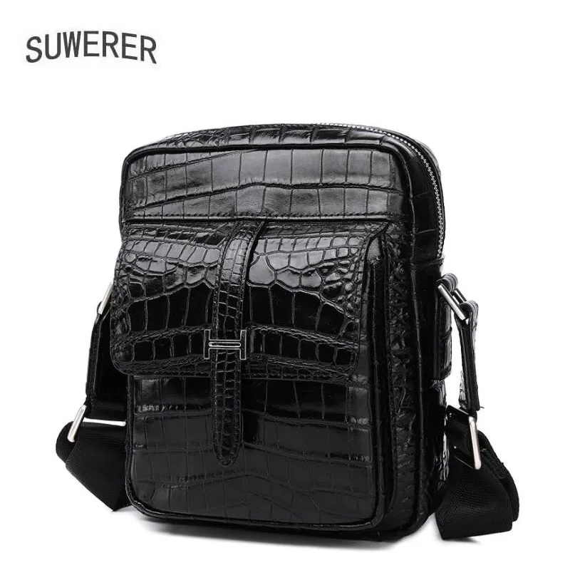 High Quality Luxury Designer Men\'s shoulder bag Real Cowhide men\'s bag fashion crossbody bag Genuine Leather Bag