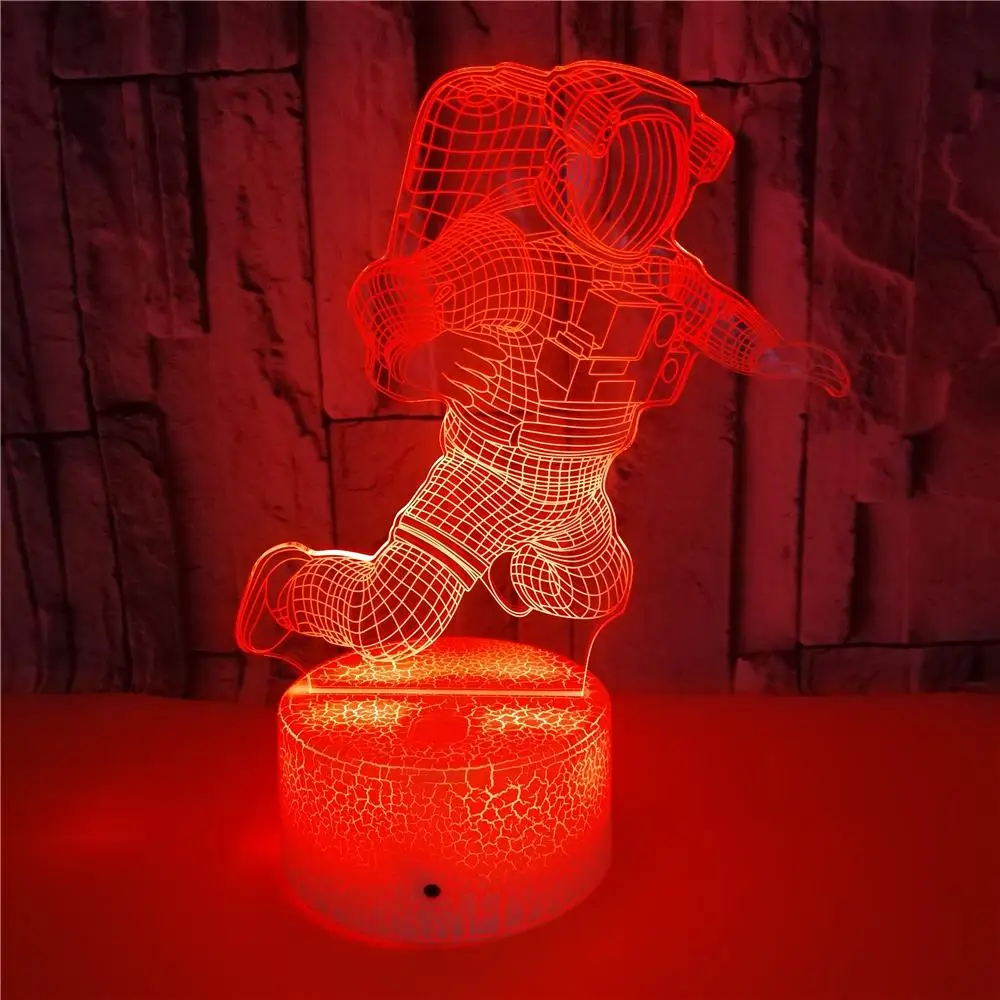 3d Led Night Light Astronaut Figure Desk Lamp for Kids Bedroom Decor Table Lamp Children Projection Light Aerospace Gifts