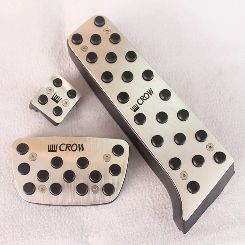 Stainless Steel Brake Foot Rest Refit Pedal For Toyota Crown 2011-2019 Fuel Brake Pedal Car Accessory  Pads