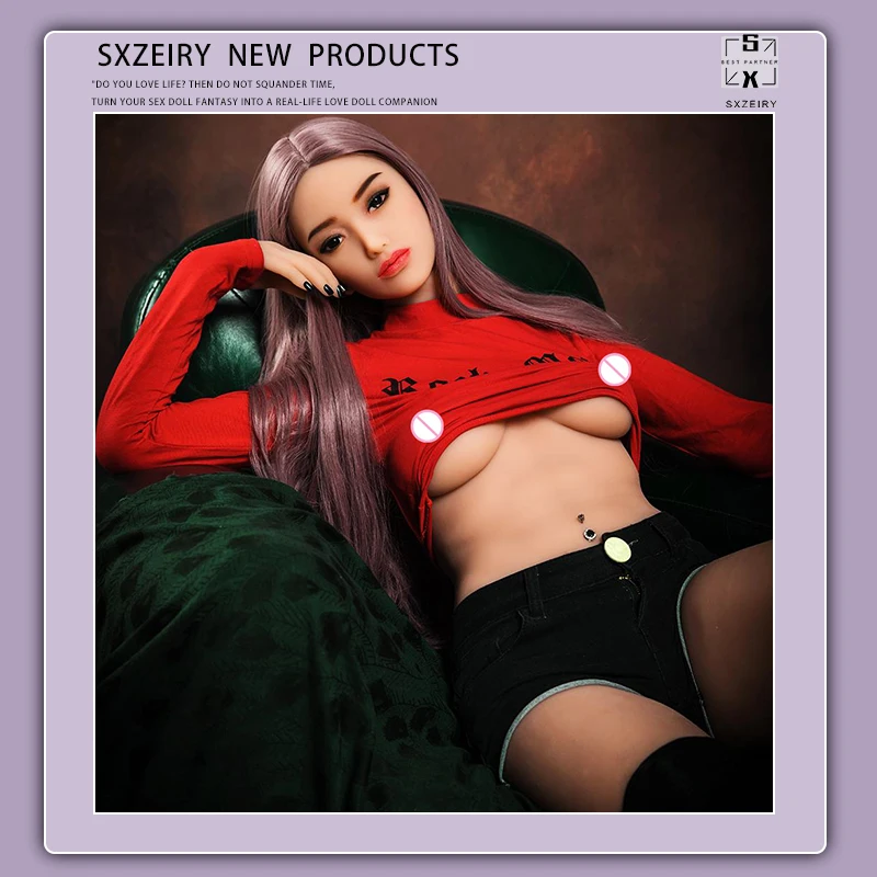 Sxzeiry Realistic Silicone Sex Dolls 158cm Breast Lifelike Vagina Anus TPE Male Real Adult Love Doll Sexy Toys 3 Holes