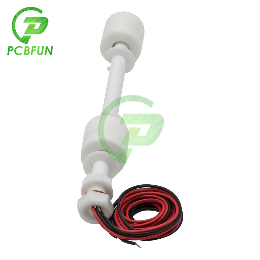 PP Liquid Water Level Sensor Anti-Corrosion Float Switch 150mm Normally Closed Double Ball Controller for Aquarium Tank Pools