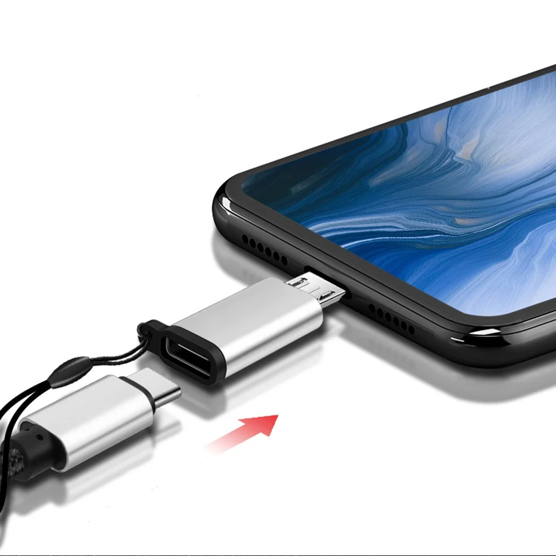 Переходник с Type C на Micro usb Type C на USB 3,0 OTG для MacbookPro, Xiaomi, Huawei, Samsung, зарядный кабель для телефона, зарядное устройство