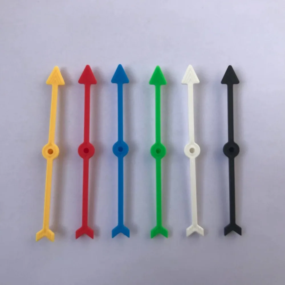 60PCS Length 100mm Arrow Plastic Pawn/Chess Games For Card Board Game DTY Accessories 6 Colors