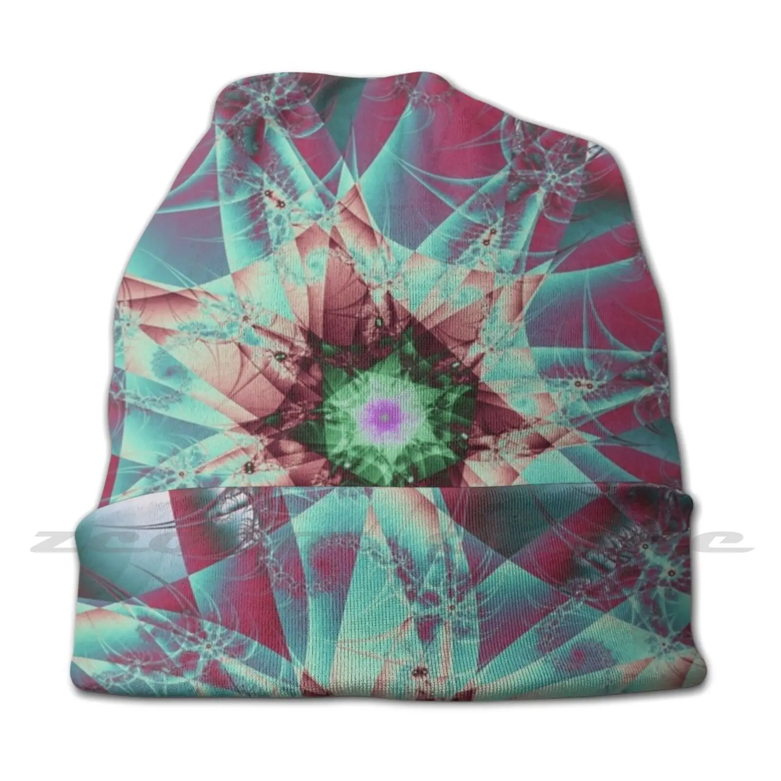 Fantasia Adult Kids Knit Hat Hedging Cap Outdoor Sports Breathable Cindyhill Original Art Fractal Art Abstract Art Modern Art