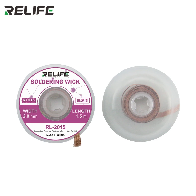 10pcs RELIFE Soldering Wick Desoldering Braid Solder Remover Wire for PCB Tin Remove Welding Repair Tool 1.5mm 2mm 2.5mm 3mm