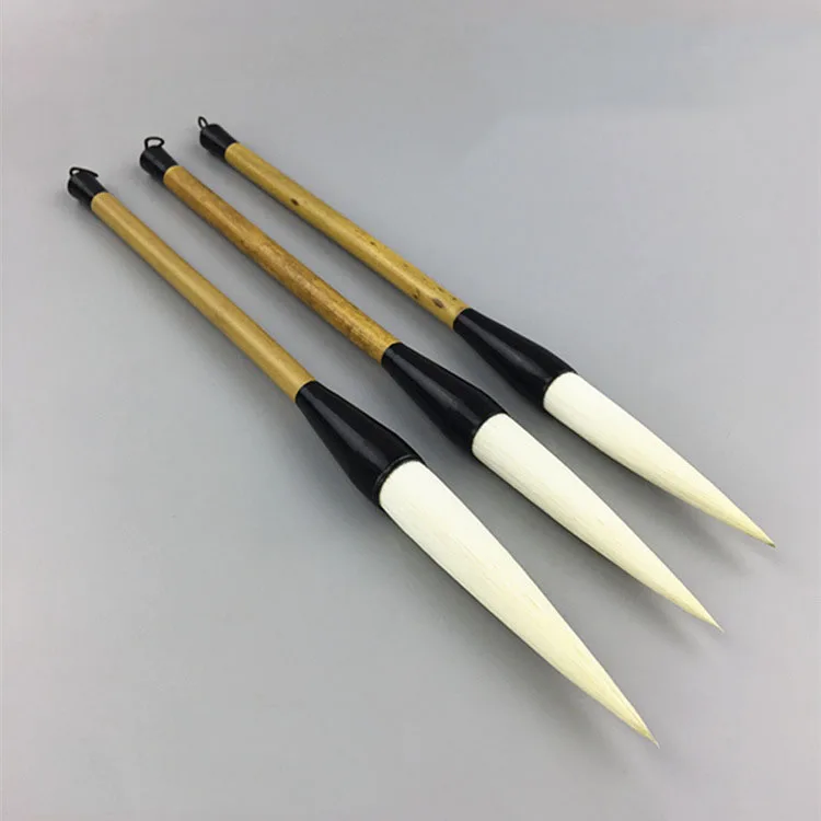 1 piece Long Hair Chinese Calligraphy Writing Brush Pen Painting Brush Wool Woolen Hair Mao Bi