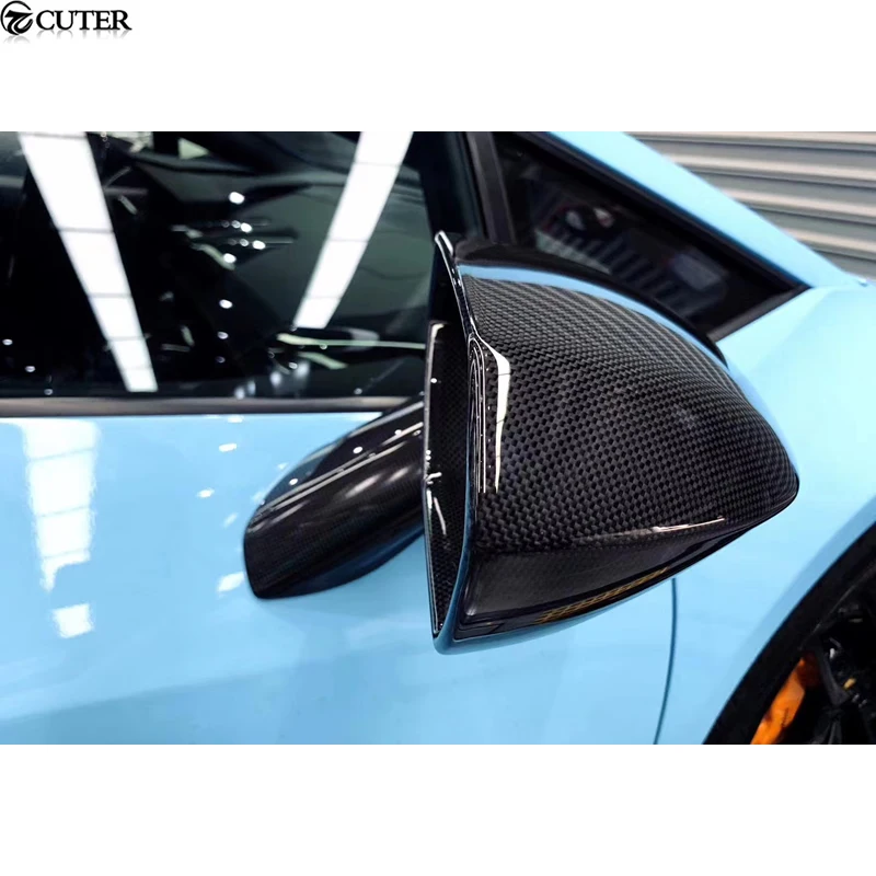 Lp610 Lp610-4 Lp580 Forged Carbon Fiber Side mirror cover for Lamborghini Huracan Lp610-4